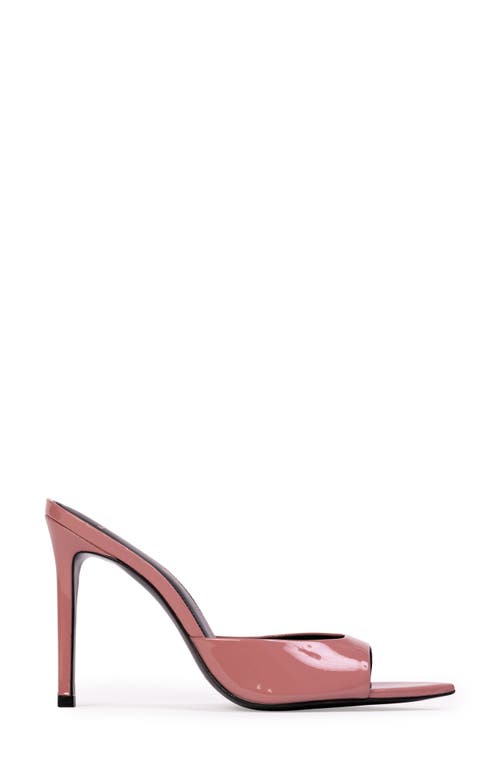 Black Suede Studio Brea Pointed Toe Sandal In Old Rose