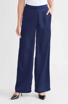 x Lani Lynn Crêpe de Chine Wide Leg Pants