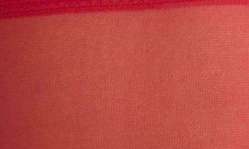 Hue Sheer Knee High Socks In Red