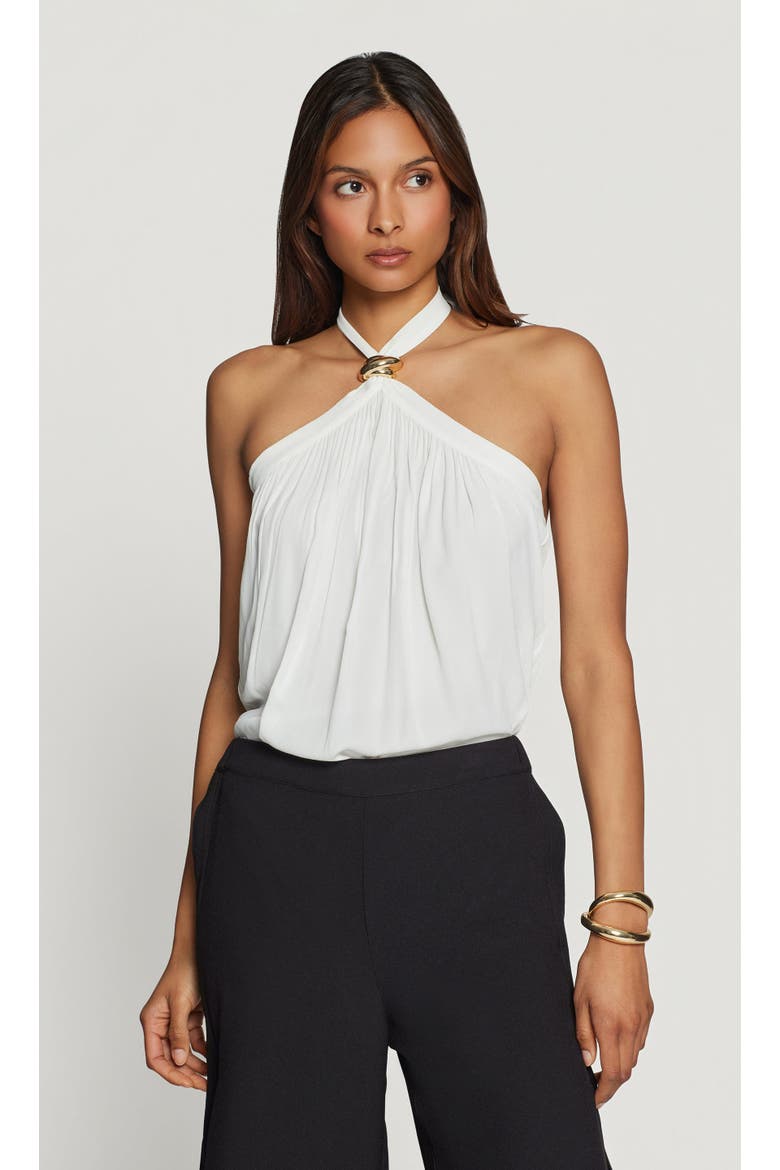 Chelsea Halter Blouse, Main, color, White