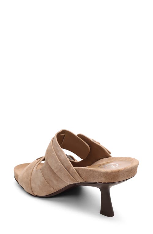 Ash Jewel Slide Sandal In Noisette Tan