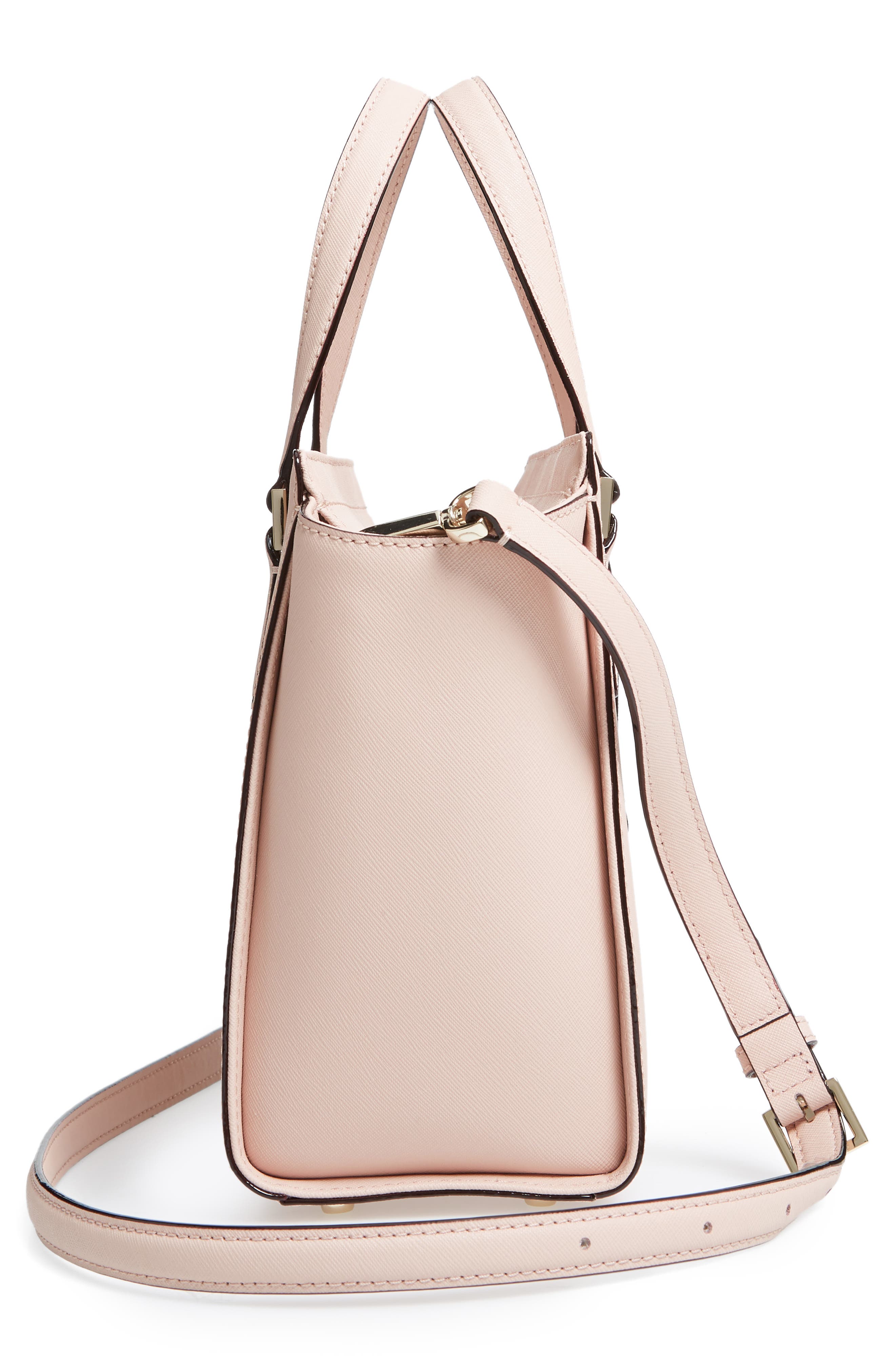 Kate Spade New York cameron street - small hayden leather satchel, Alternate, color, 