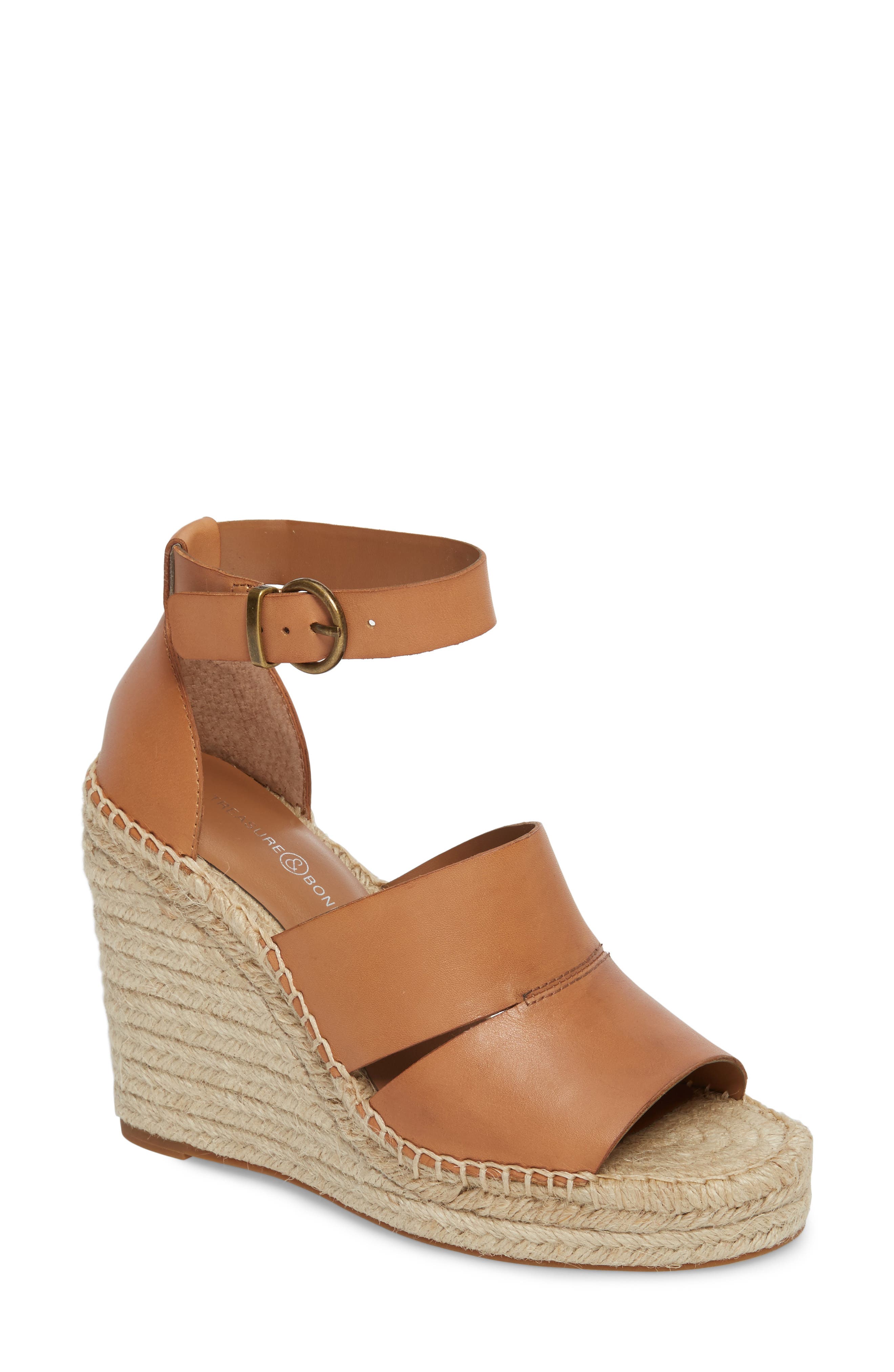 Treasure & Bond Sannibel Platform Wedge Sandal, Main, color, 