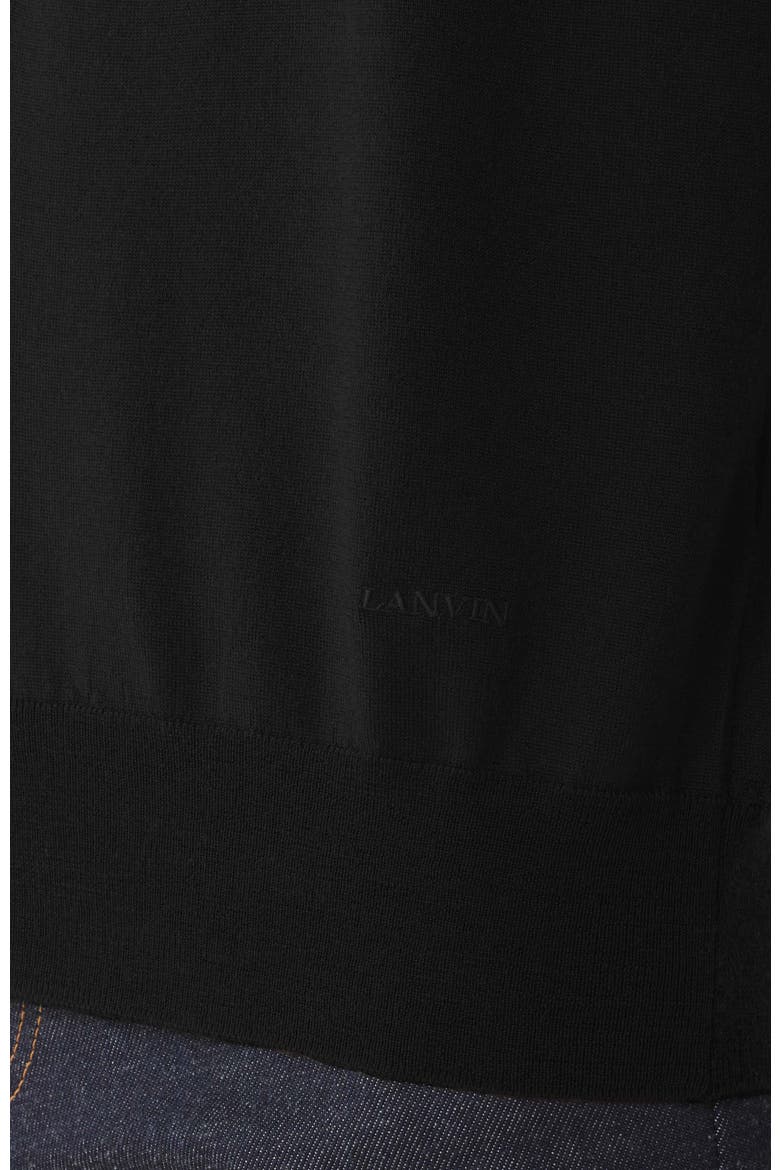 Classic Cardigan In Merino Wool, Alternate, color, Black