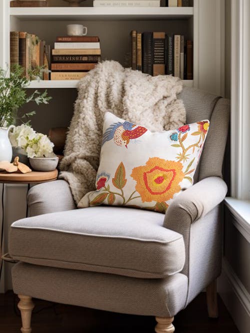 Gauri Kohli Fresno Throw Pillow Cover In Multi