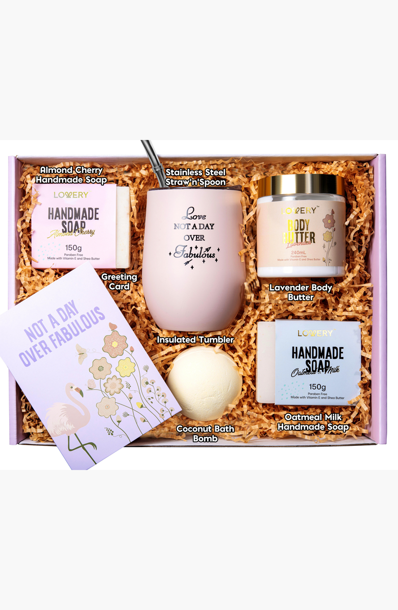 Lovery Handmade Selfcare Gift Box, Main, color, NO COLOR