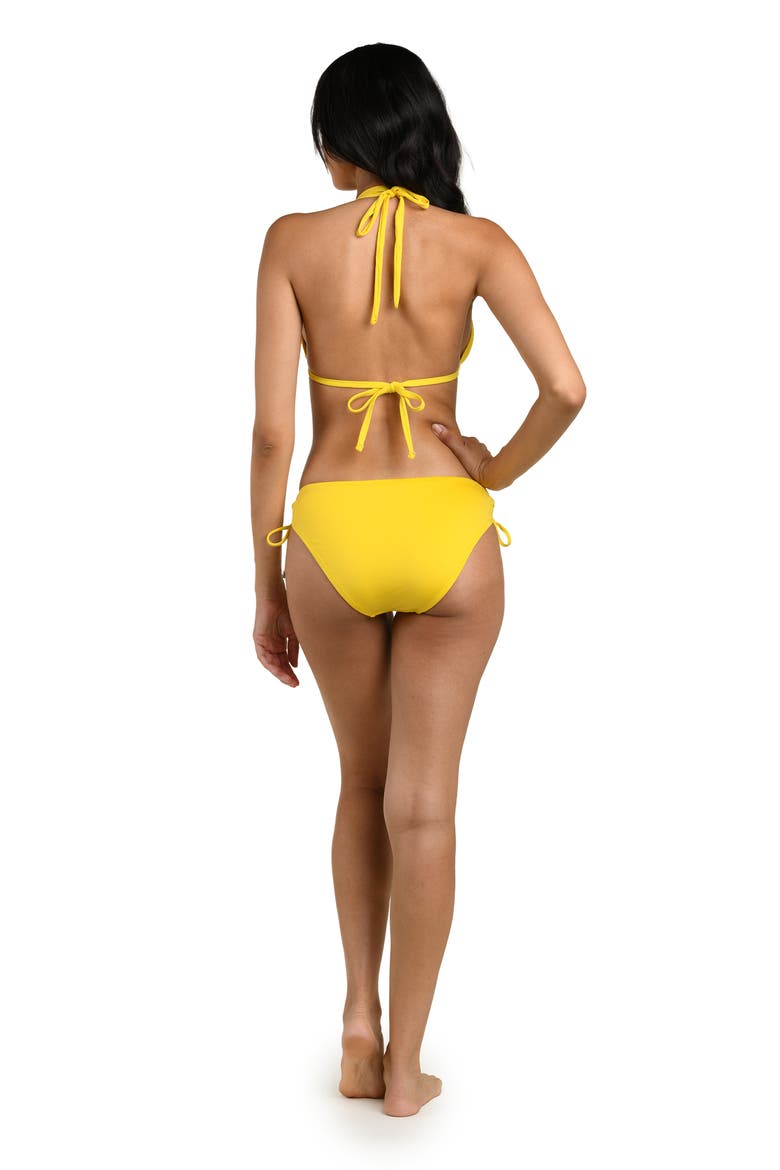 Island Goddess Halter Bikini Top, Alternate, color, SOLEIL
