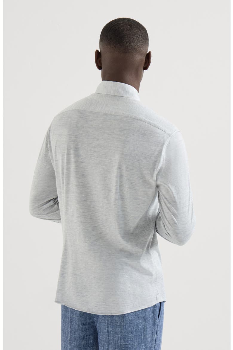 Spread collar shirt, Alternate, color, Pearl