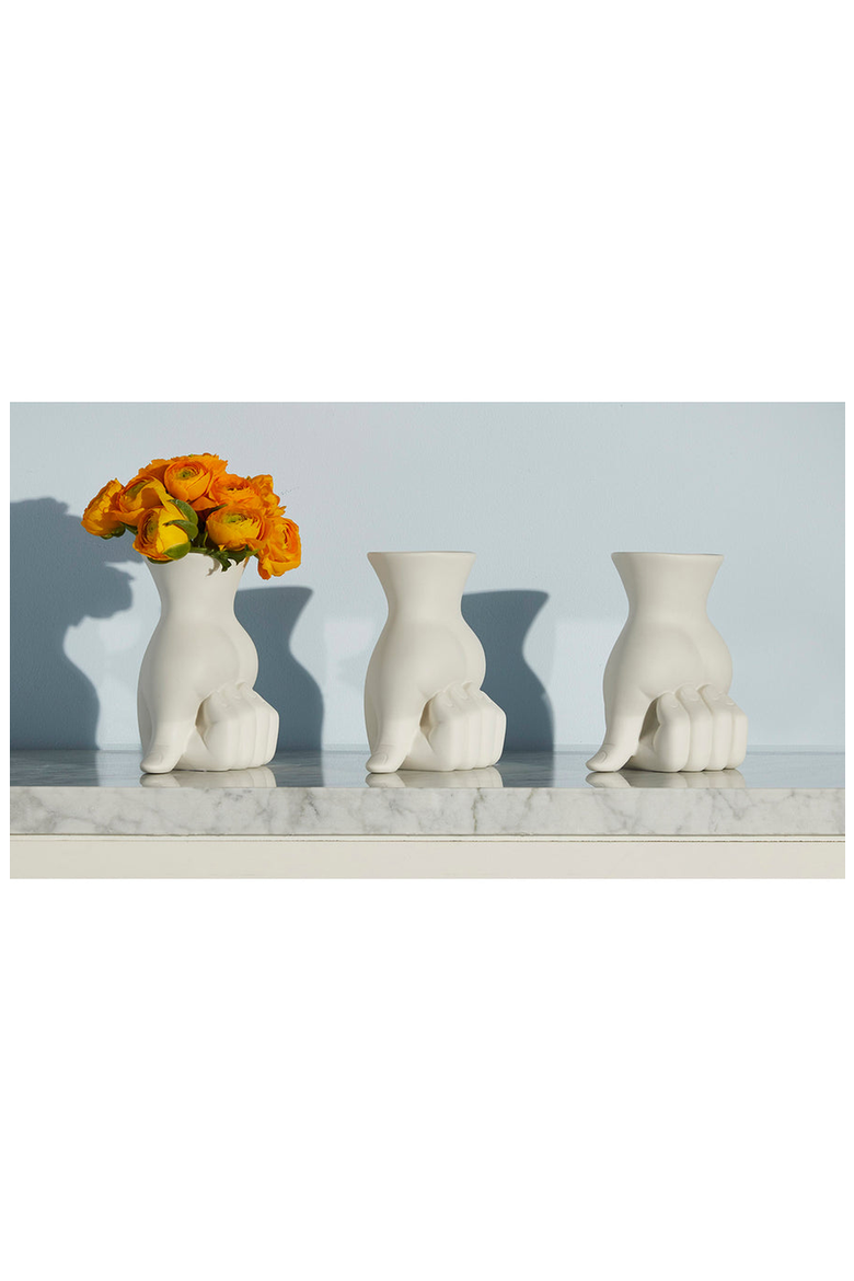 Marcel Vase, Alternate, color, White