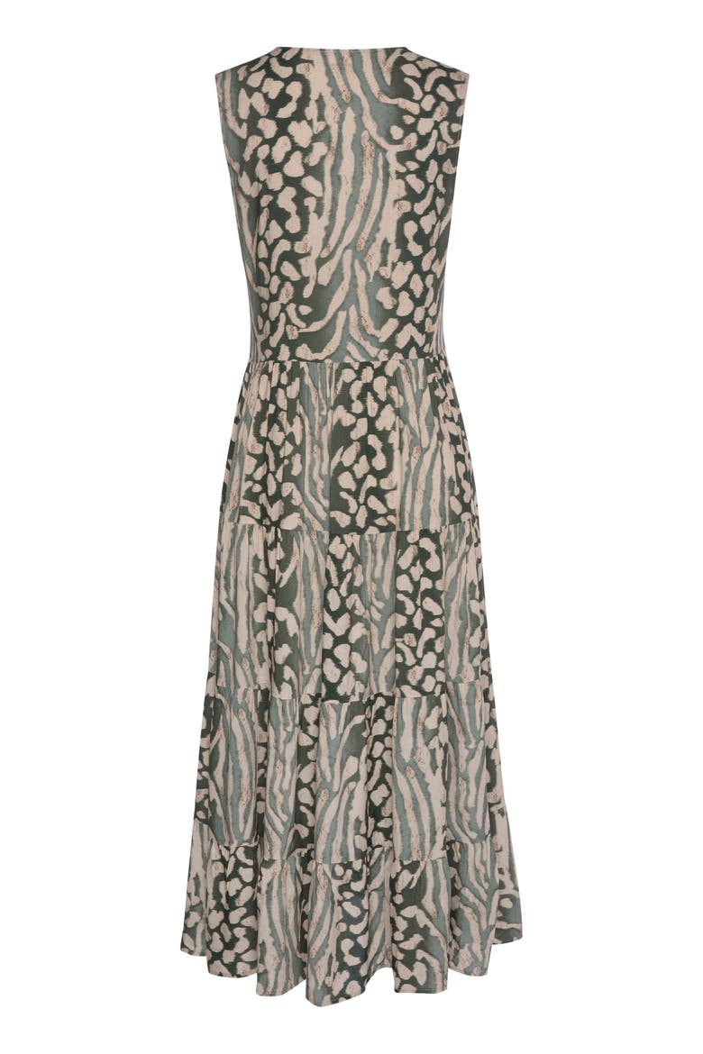 Sleeveless Animal Print Maxi Dress, Alternate, color, Animal Print