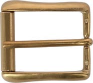 Trafalgar 35mm Italian Brass Antique Gold Roller Buckle