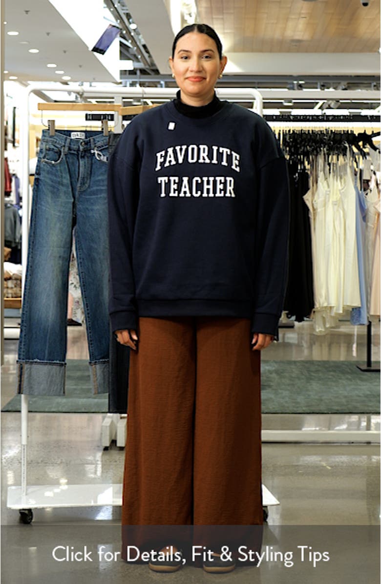 Favorite Teacher Sweatshirt, sales video thumbnail