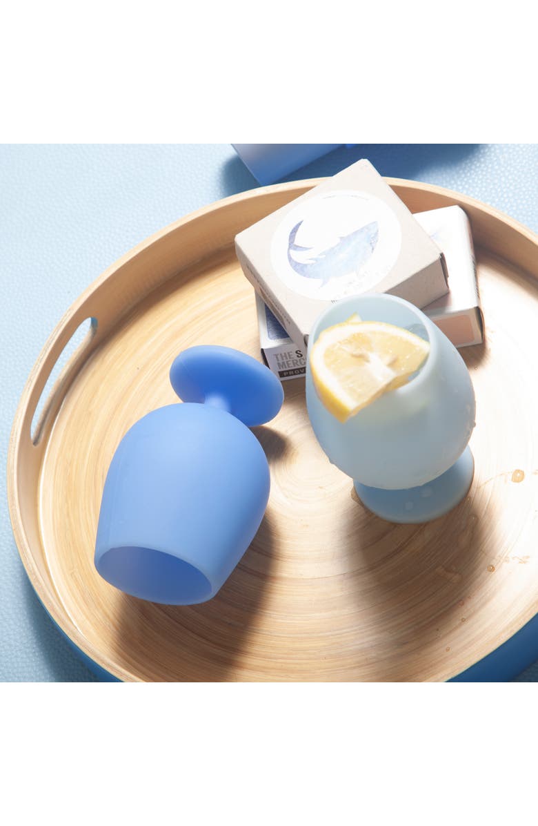 Porter Green Seff | Unbreakable Champagne Flutes, Alternate, color, Blanc + Dove