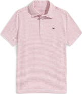 vineyard vines Kids' Bradley Stripe Stretch Polo