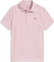 vineyard vines Kids' Bradley Stripe Stretch Polo