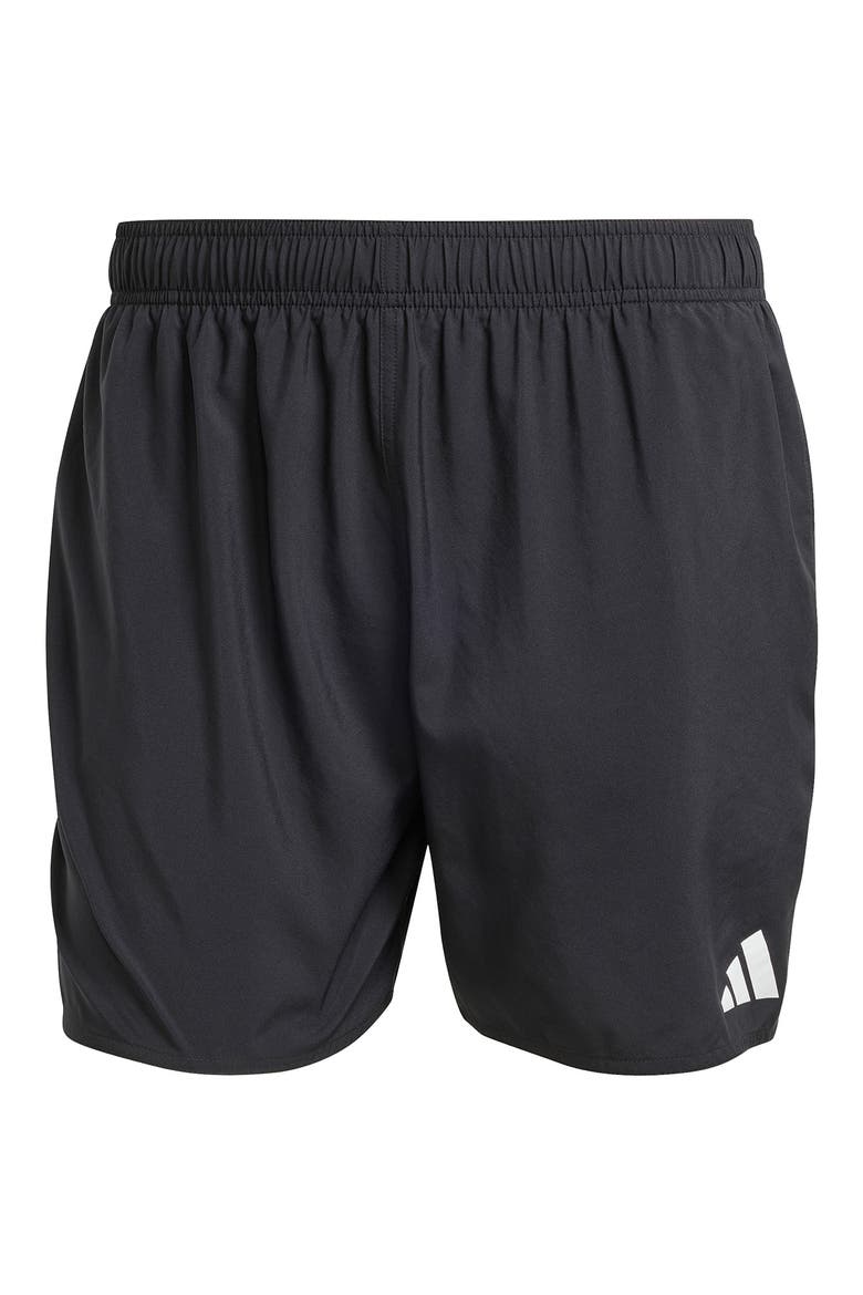 Essentials Swim Trunks, Alternate, color, BLACK/ WHITE