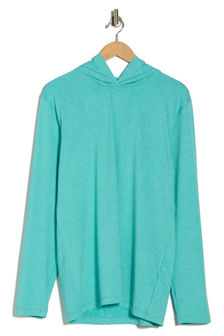 Lightweight Pullover Hoodie, Alternate, color, TURQUOISE