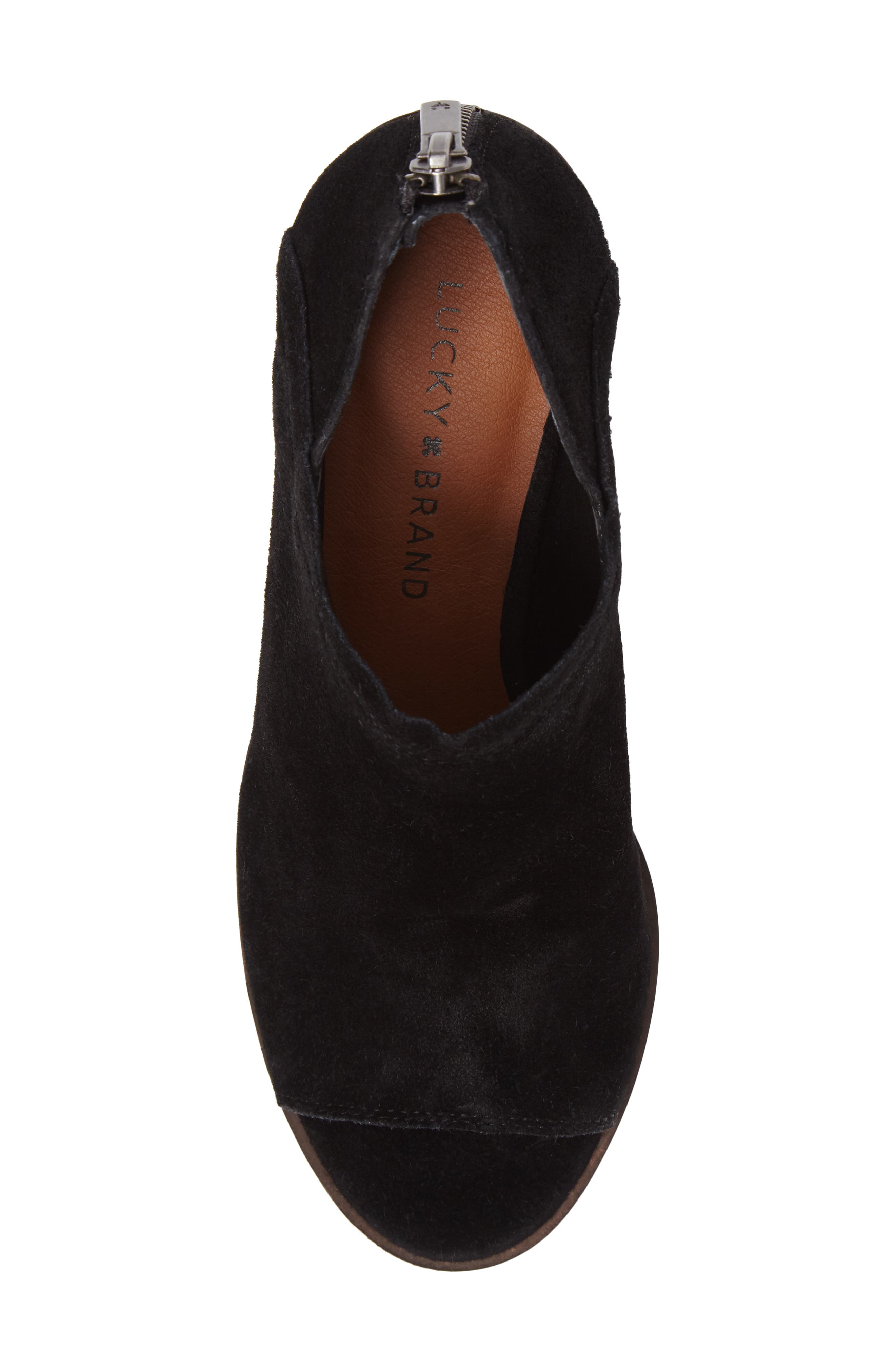 Lucky Brand Kalli Peep Toe Bootie, Alternate, color, 