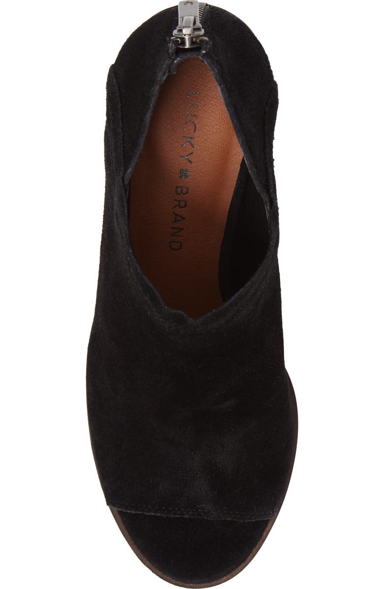 Lucky Brand Kalli Peep Toe Bootie, Alternate, color,