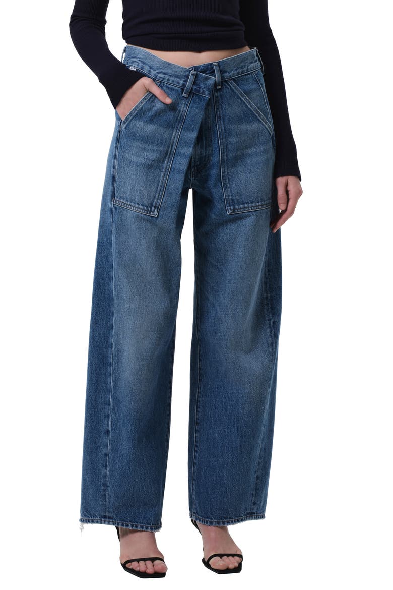 Ines Utility Trouser Jeans, Main, color, ILLA