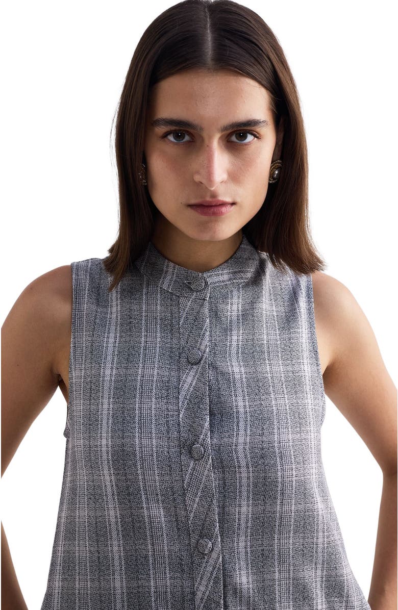 Reistor The Cotton Tweed Shift Dress, Alternate, color, Steel Breeze