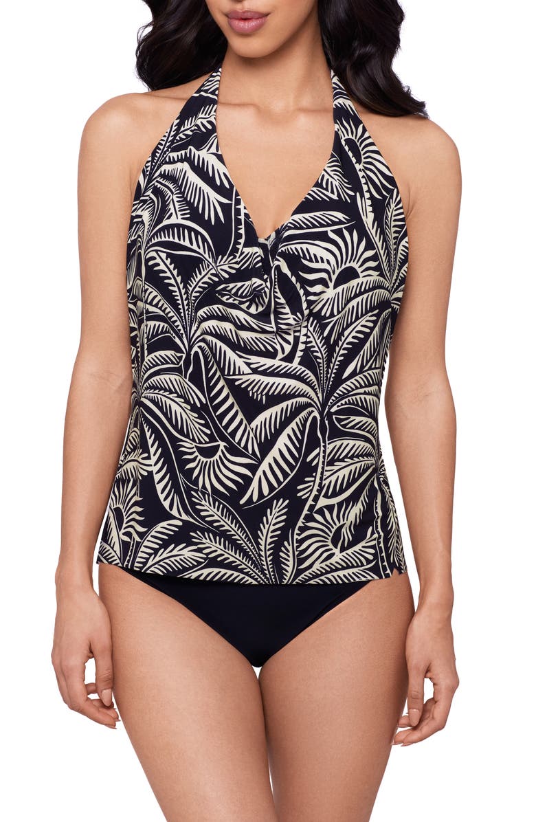 Magicsuit<sup>®</sup> Hearts of Palm Sophie Shelf Bra Tankini Top, Main, color,