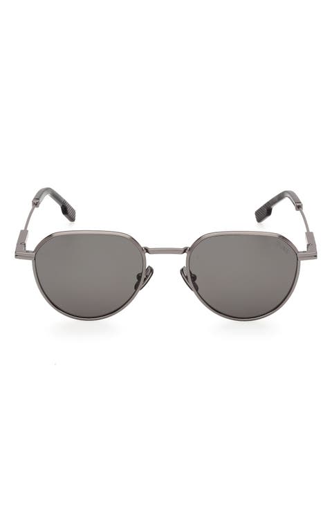 54mm Round Sunglasses