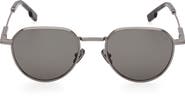 ZEGNA 54mm Round Sunglasses
