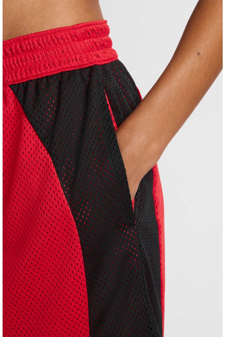 Essential Dri-FIT Mesh Basketball Shorts, Alternate, color, UNIVERSITY RED/ BLACK/ WHITE