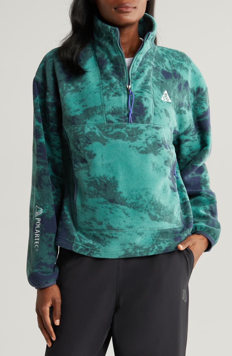 Nike ACG Wolf Tree Oversize Polartec<sup>®</sup> Fleece Half Zip Pullover, Main, color, 