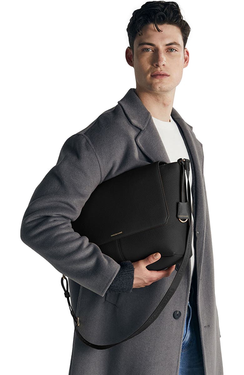 MAISON de SABRÉ Leather Flaire Messenger Bag, Alternate, color,