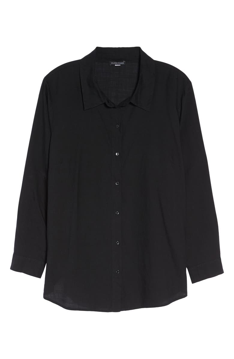 Eileen Fisher Tencel<sup>®</sup> Lyocell Shirt, Alternate, color,