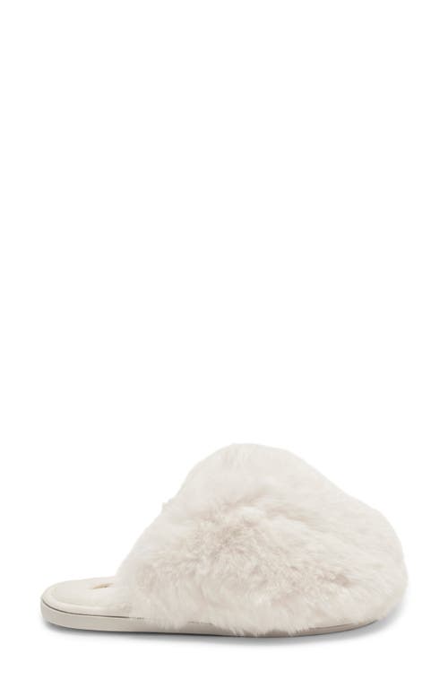 Free People Snowball Faux Fur Slipper In White