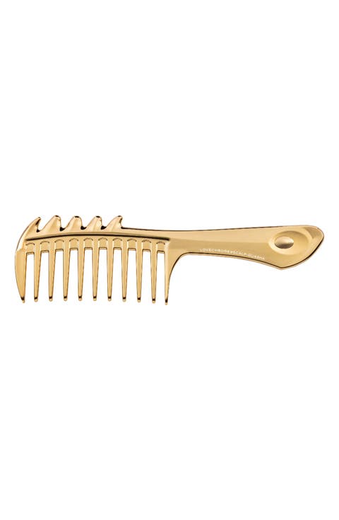 K24GP Wavy Scalp-Guasha Gold Comb