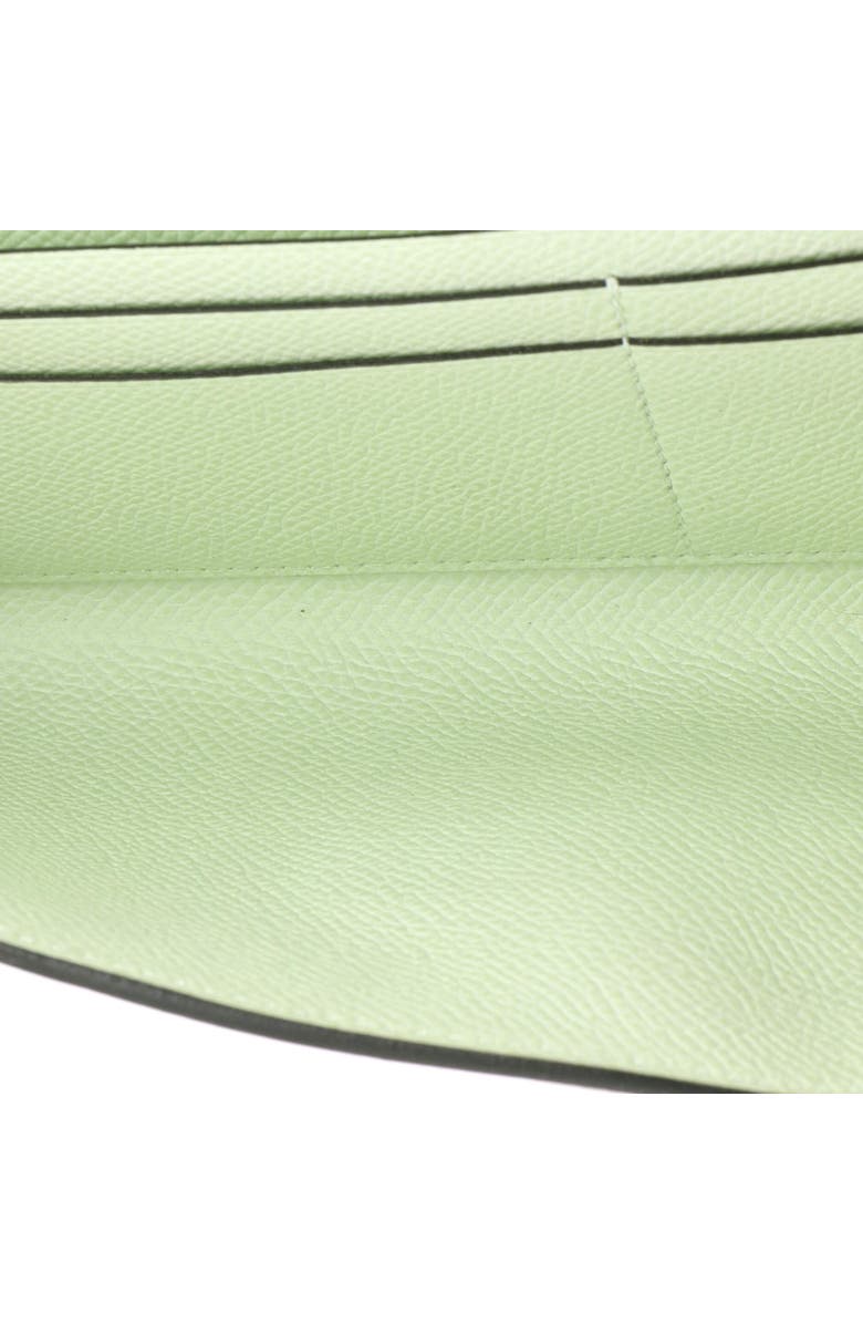Pre-Owned Hermes Chaine d'Ancre To Go Wallet Epsom, Alternate, color, Vert Peppermint