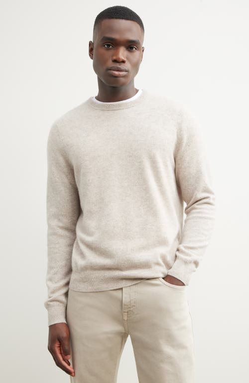 Nordstrom Cashmere Crewneck Sweater In Neutral