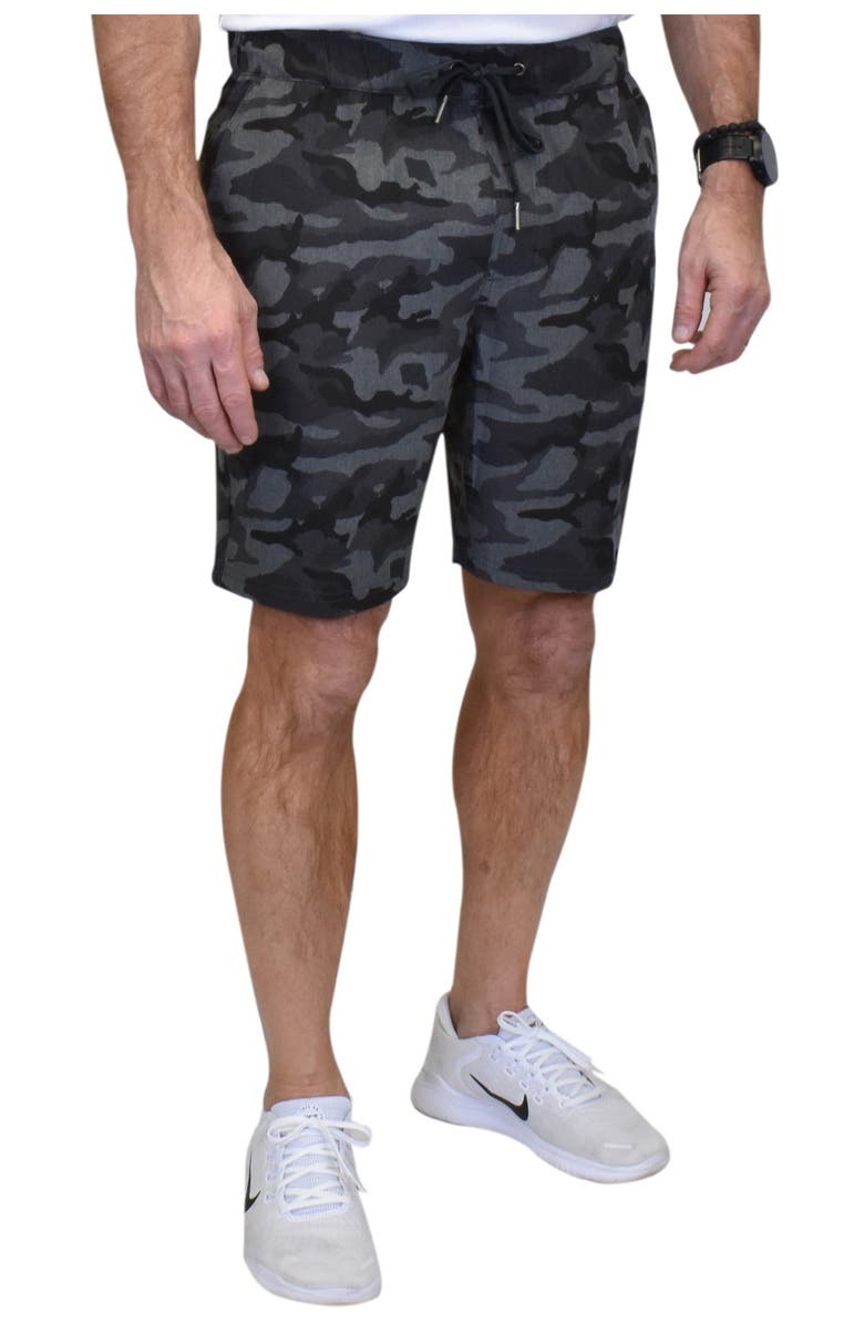 Vintage 1946 Hybrid Camo Print Drawstring Shorts, Alternate, color, 