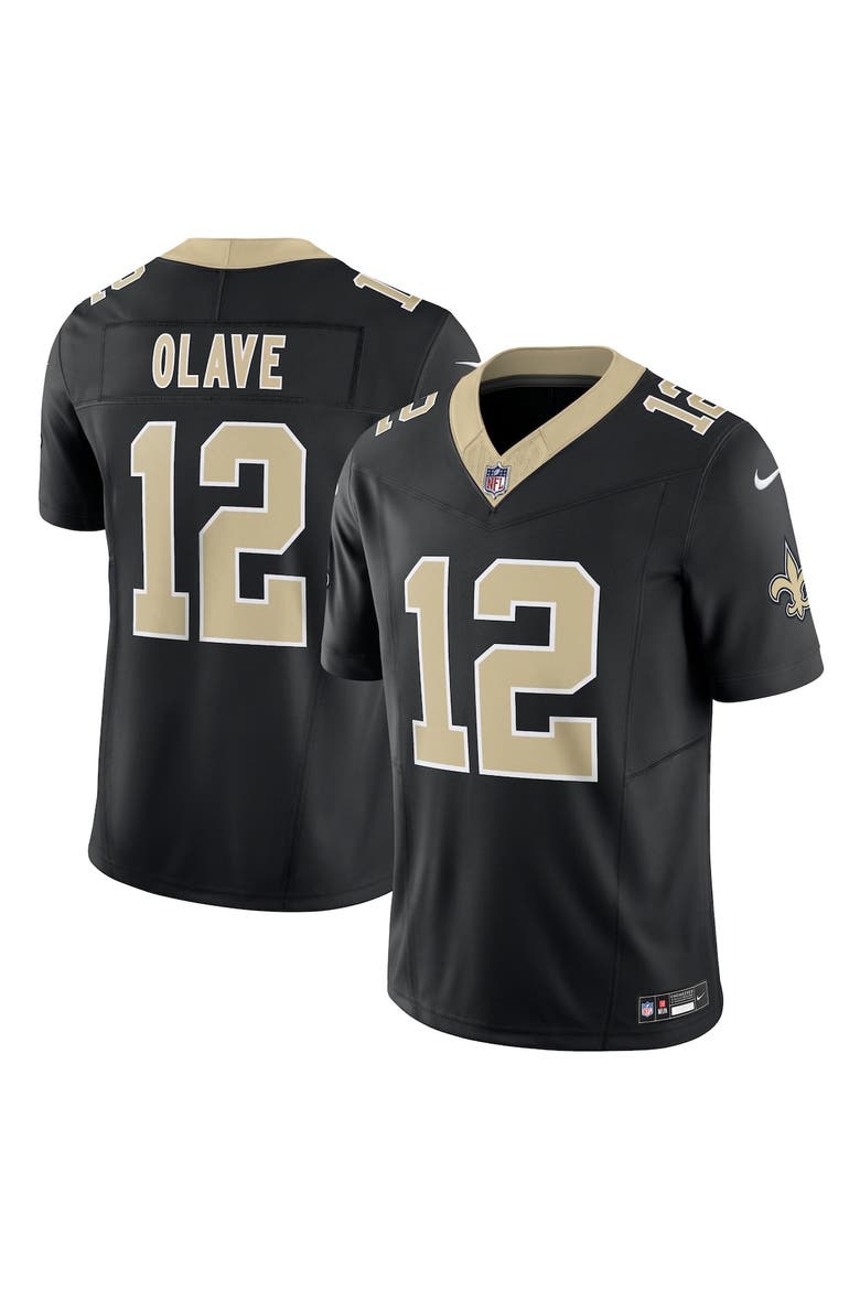 Men's Nike Chris Olave Black New Orleans Saints Vapor F.U.S.E. Limited Jersey, Main, color, Black
