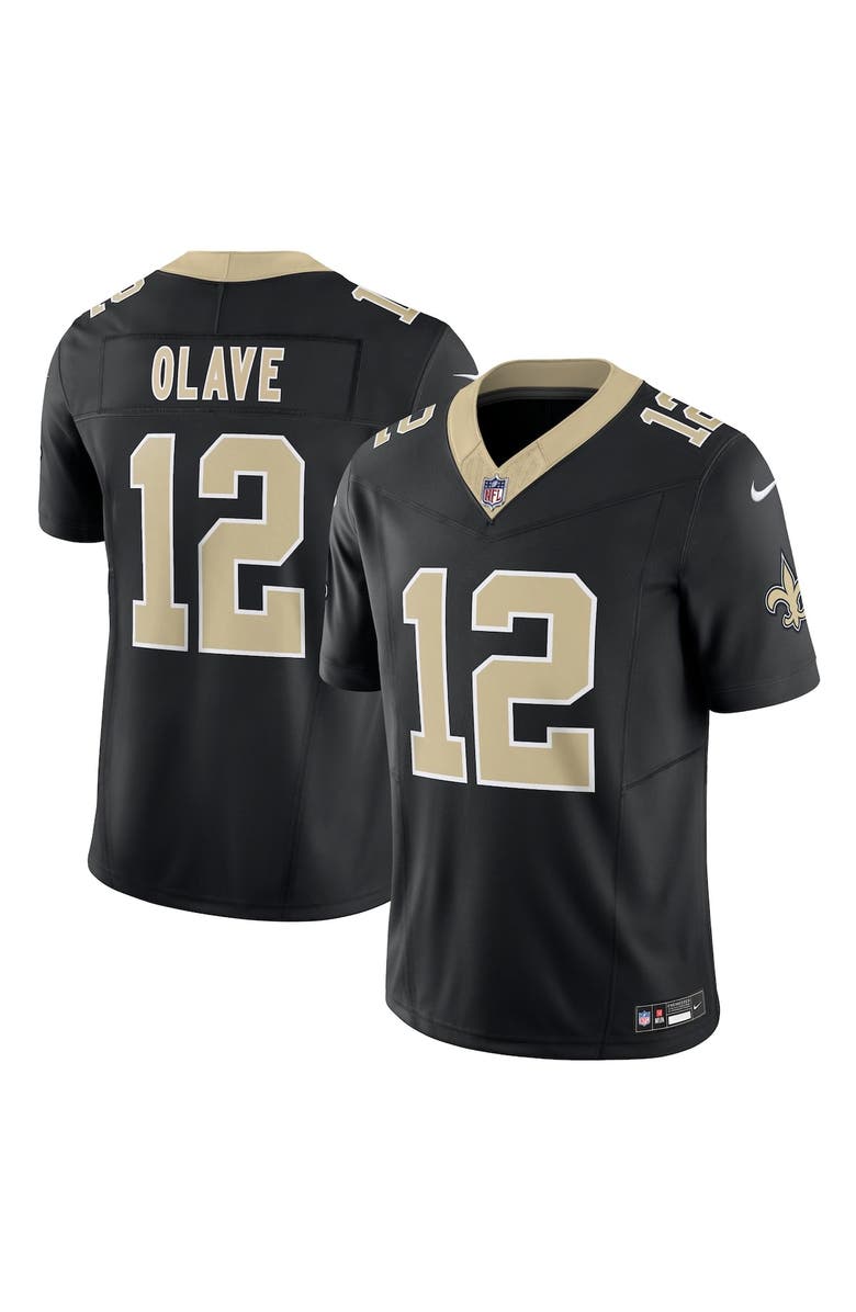 Nike Men's Nike Chris Olave Black New Orleans Saints Vapor F.U.S.E. Limited Jersey, Main, color, Black