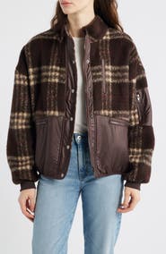dRA Lucien Leopard Mixed Media Jacket