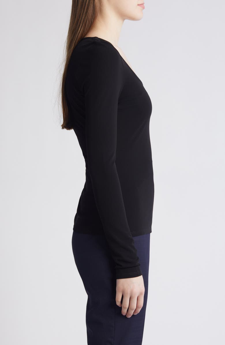 BOSS Etacha Scoop Neck Top, Alternate, color, 