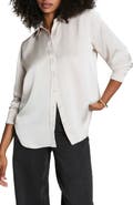 SPANX® Better Than Silk Button-Down Shirt