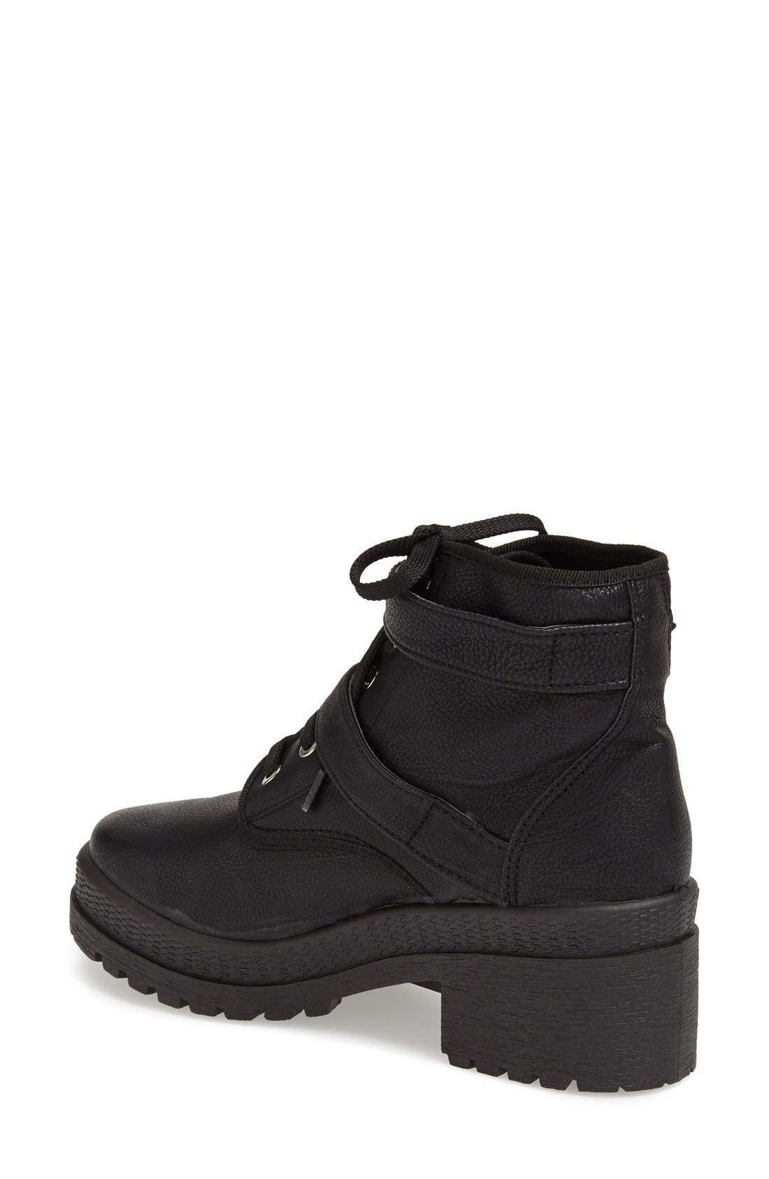 'Brighton' Platform Boot, Alternate, color, BLACK
