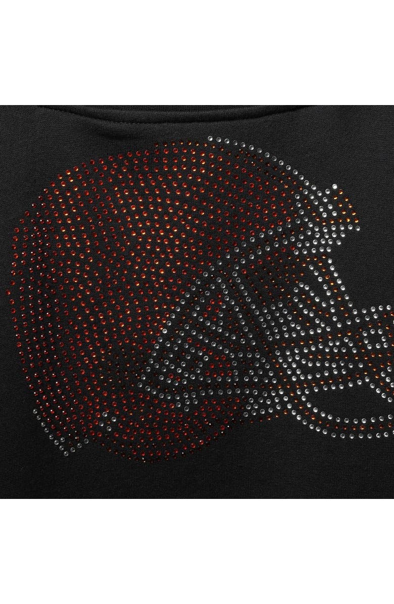 CUCE Women's Cuce Black Cleveland Browns Winners Square Neck Pullover Sweatshirt, Alternate, color,