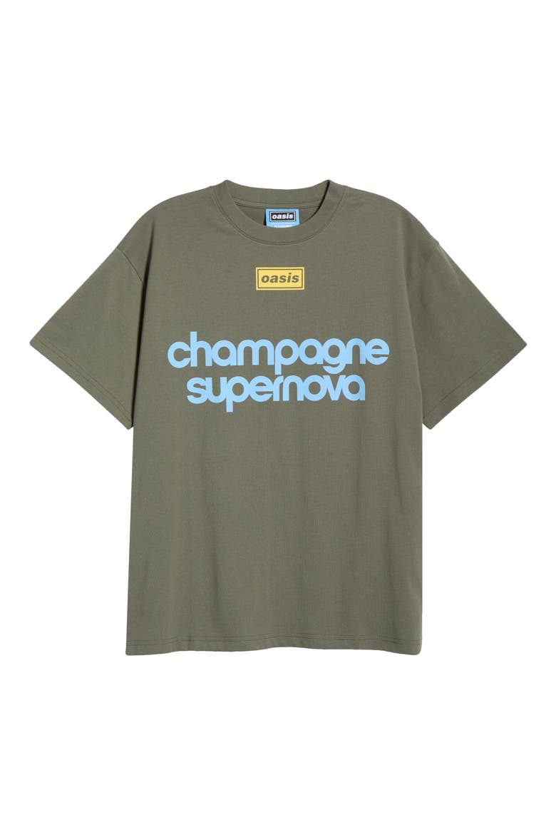 x Oasis Nordique Graphic Cotton T-Shirt, Alternate, color, FADED BLACK