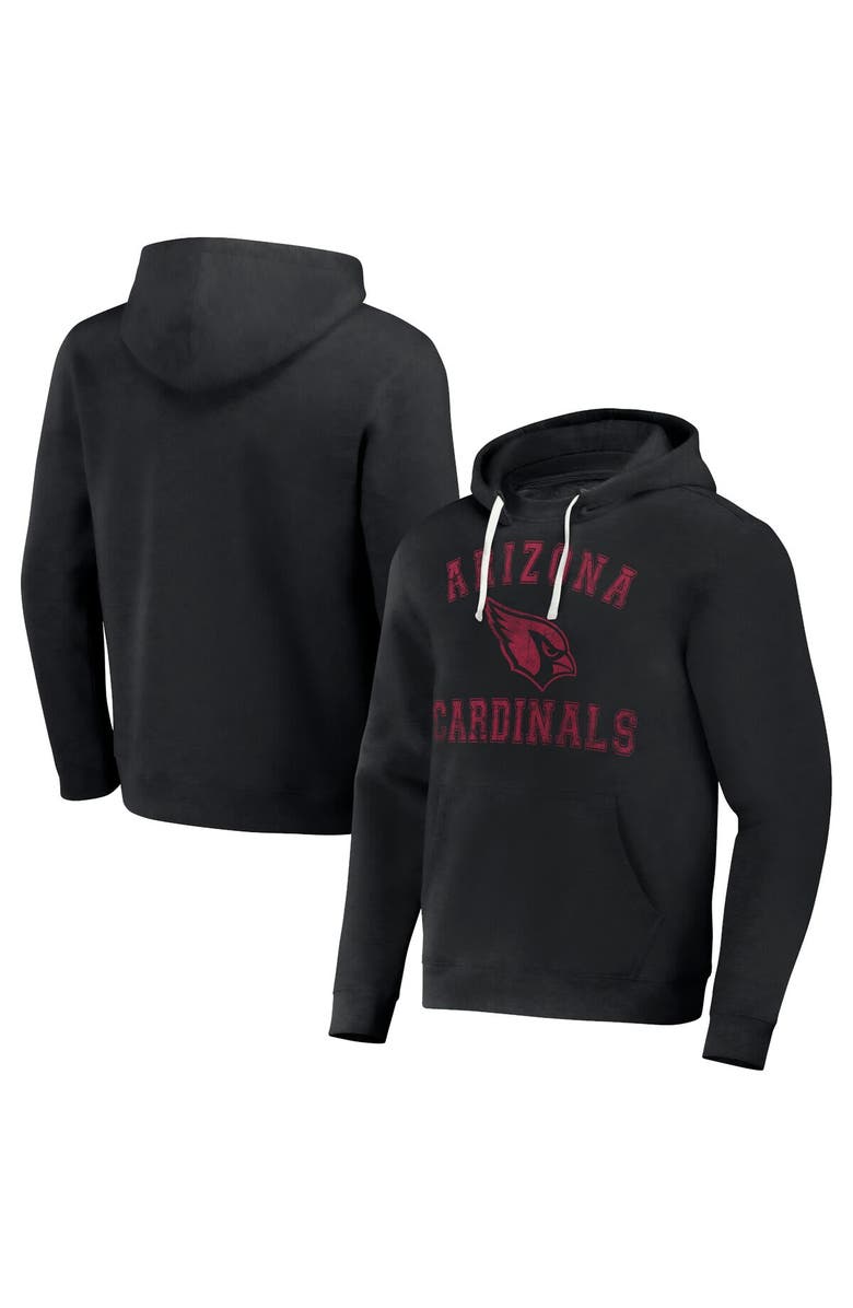 NFL X DARIUS RUCKER Men's NFL x Darius Rucker Collection by Fanatics Black Arizona Cardinals Coaches Pullover Hoodie, Main, color,