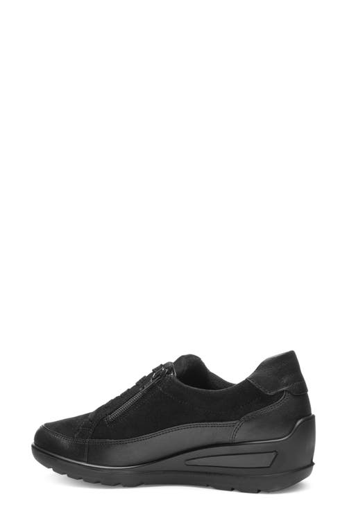 Ara Zamia Wedge Sneaker In Black