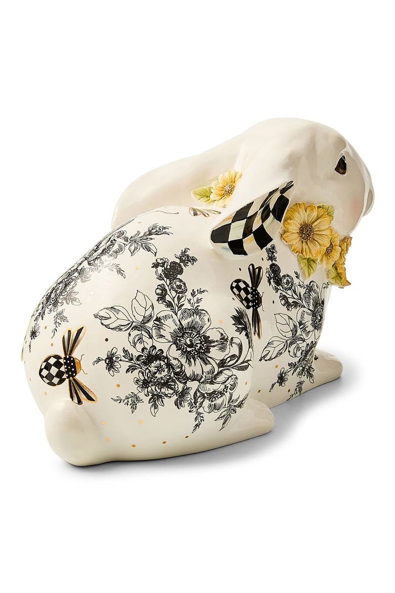 Bee Toile Short Rabbit, Alternate, color, WHITE