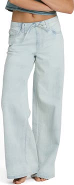 Billabong Jade Saltwashed Tie Waist Jeans