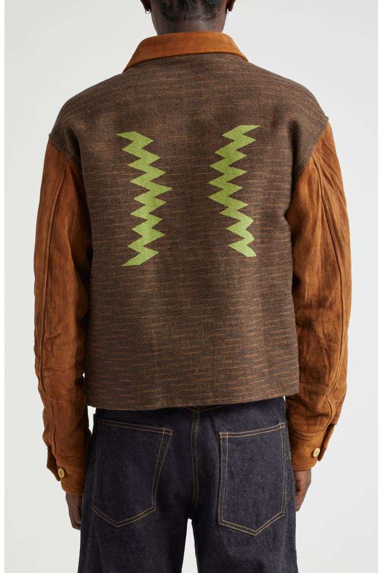 VISVIM Stanza Mixed Media Jacket (Men) | Nordstrom VISVIM Stanza Mixed Media Jacket (Men) | Nordstrom
